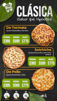 Classic Pizzas Continued